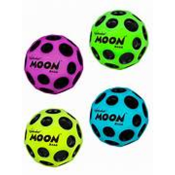 Minge hiper săritoare - Waboba Moon Ball, unicolor cu pete negre