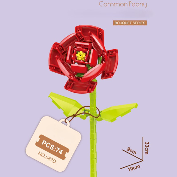 Set creativ constructie flori cu tija