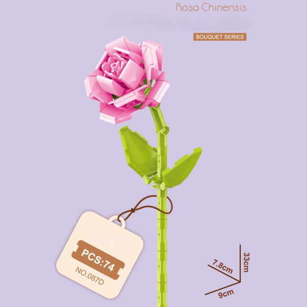 Set creativ constructie flori cu tija