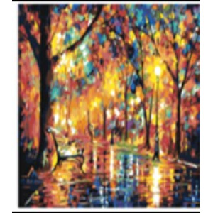 1068 Set pictură pe numere 40*50 Peisaj 