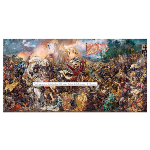 Puzzle 4000 piese The Battle of Grunwald, Jan Matejko Castorland