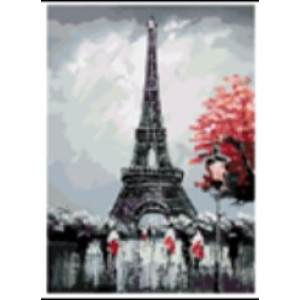 Set pictură pe numere 40*50 Turnul Eiffel YOAR