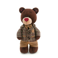 Choco Standing In a Checkered Jacket 25 cm