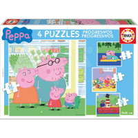 Puzzle Peppa Pig Progressive Educa