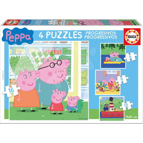Puzzle Peppa Pig Progressive Educa