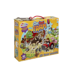 Puzzle 3D La Fermă, 55 Piese, Grafix