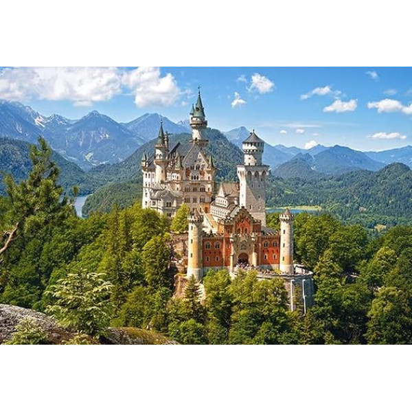 Puzzle Castorland - View of the Neuschwanstein Castle - 500 Piece Puzzle Castorland - View of the Neuschwanstein Castle - 500 Piece