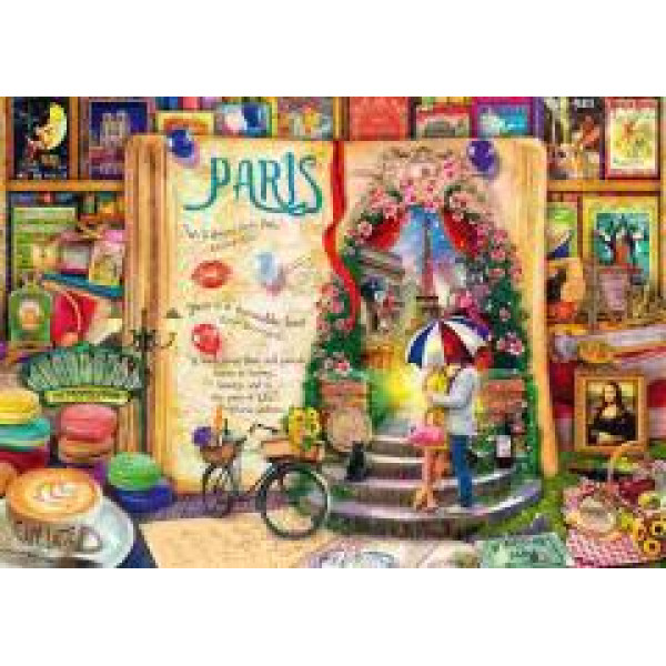 Puzzle - 1000 piese - Amintiri din Micul Paris