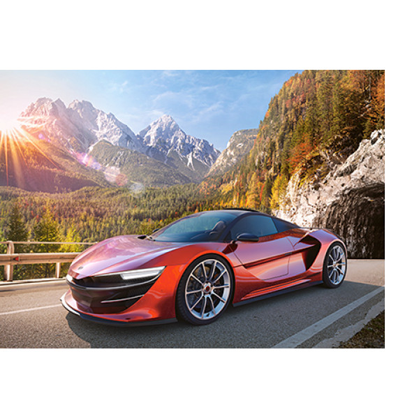 Puzzle Castorland - Sports Car, 100 piese
