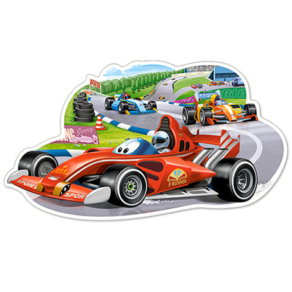 Puzzle Castorland Maxi - Racing Bolide, 12 piese
