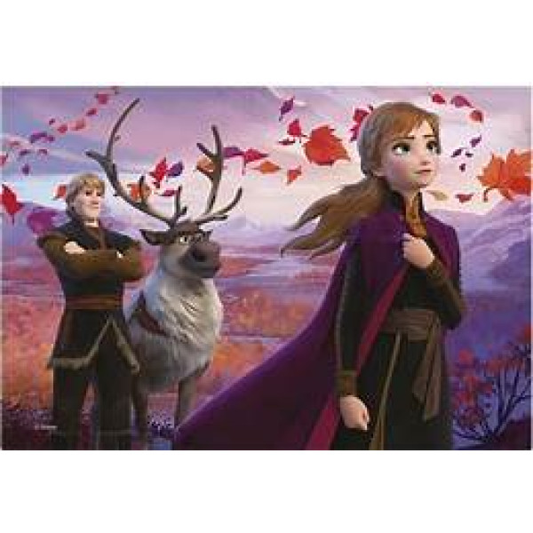 Puzzle 2 in 1 - Frozen II (77 piese)