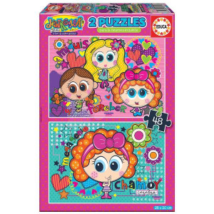 Puzzle 2x48 piese Distroller Chamoy, Educa