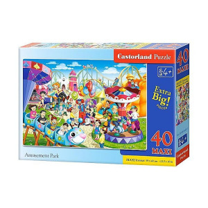 Puzzle 40 piese Maxi Amusement Park - Castorland