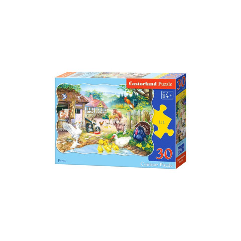 Puzzle Castorland - Farm, 30 Piese