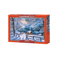 Puzzle Castorland - Snowy Morning, 1500 piese