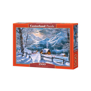 Puzzle Castorland - Snowy Morning, 1500 piese