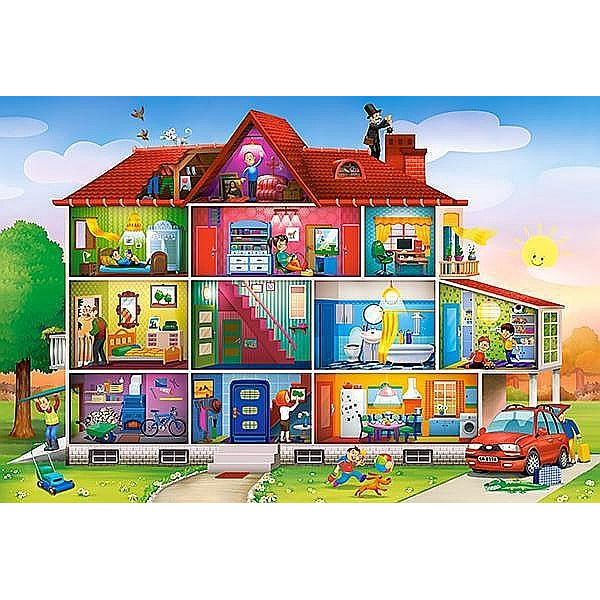 Puzzle Castorland House Life, 40 piese maxi
