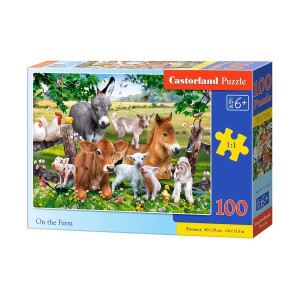 Puzzle Castorland On The Farm, 100 piese