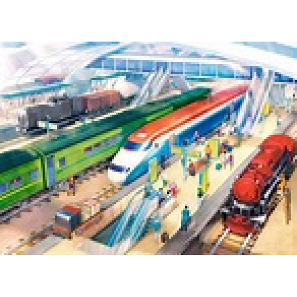 Puzzle Castorland, Train Station, 180 piese Puzzle Castorland, Train Station, 180 piese