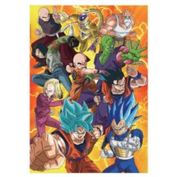 Puzzle Dragon Ball Super Educa 500 piese și lipici Fix