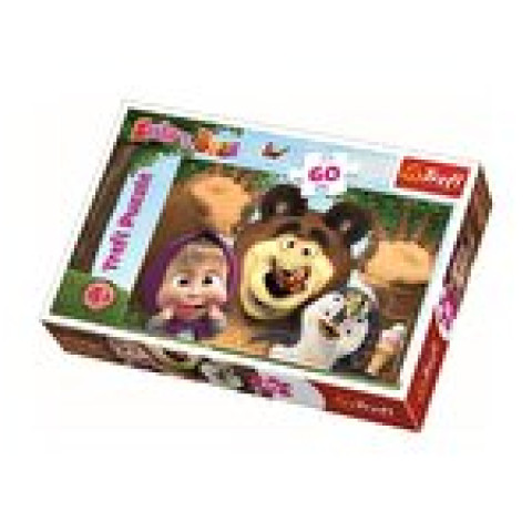 Puzzle Masha and the Bear, 60 piese
