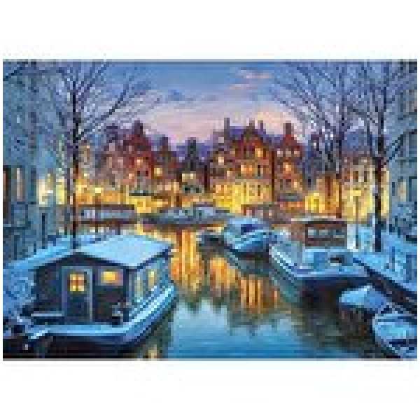 Puzzle Timaro - Amsterdam at Night, 1000 piese