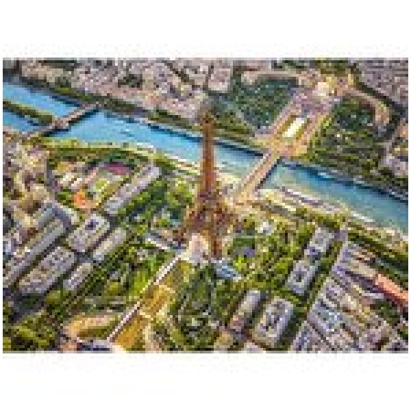 Puzzle Timaro - View Over Paris Eiffel Tower, 1000 piese