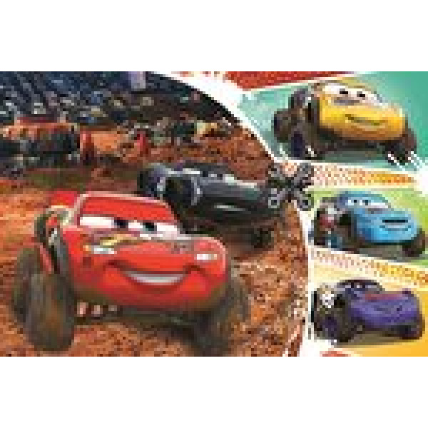 Puzzle Trefl Fulger McQueen cu prietenii, 60 piese