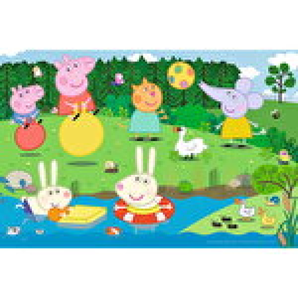 Puzzle Trefl Peppa Pig - Distractie in vacanta, 60 piese