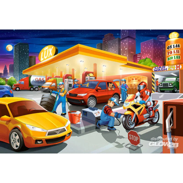 Puzzle cu 40 de piese maxi Castorland - Gas Station Puzzle cu 40 de piese maxi Castorland - Gas Station
