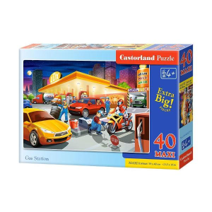 Puzzle cu 40 de piese maxi Castorland - Gas Station