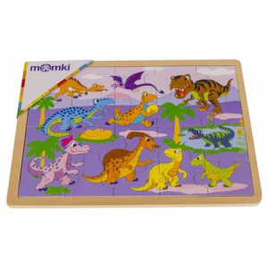 Puzzle din lemn - Dinozauri