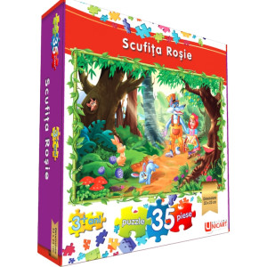 Puzzle 35 piese - Scufița Roșie