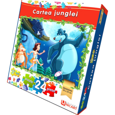 Puzzle 24 piese - Cartea Junglei