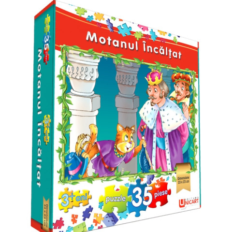 Puzzle Motanul încălțat 35 piese