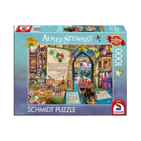 Puzzle Schmidt din 1000 piese - Amintire din Veneția