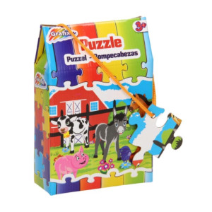 Puzzle Grafix, 30 piese, Ferma veselă