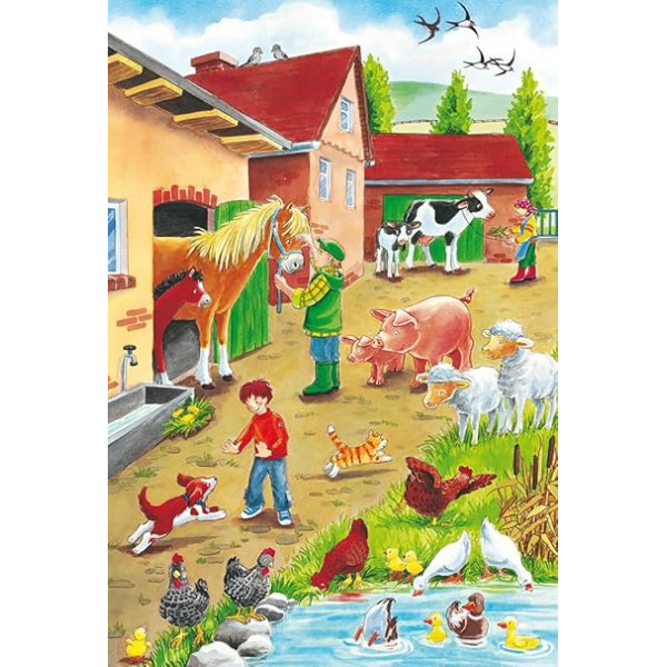 Puzzle Schmidt -On The Farm, 3x24 piese