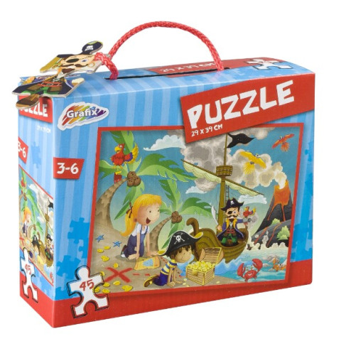 Puzzle Pirați, 45 Piese, Grafix