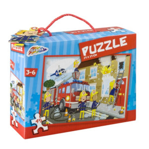 Puzzle Pompieri, 45 Piese, Grafix