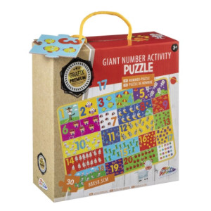 Puzzle Gigantic, Activități Cu Numere, 30 Piese, Grafix