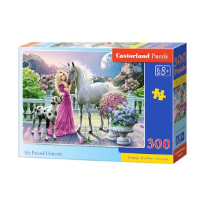 Puzzle Castorland de 300 piese - Prietenul meu unicorn