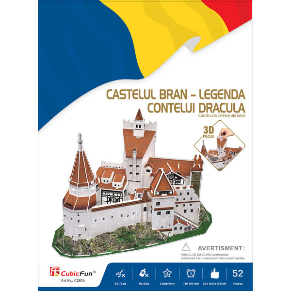 Puzzle 3D - Castelul Bran