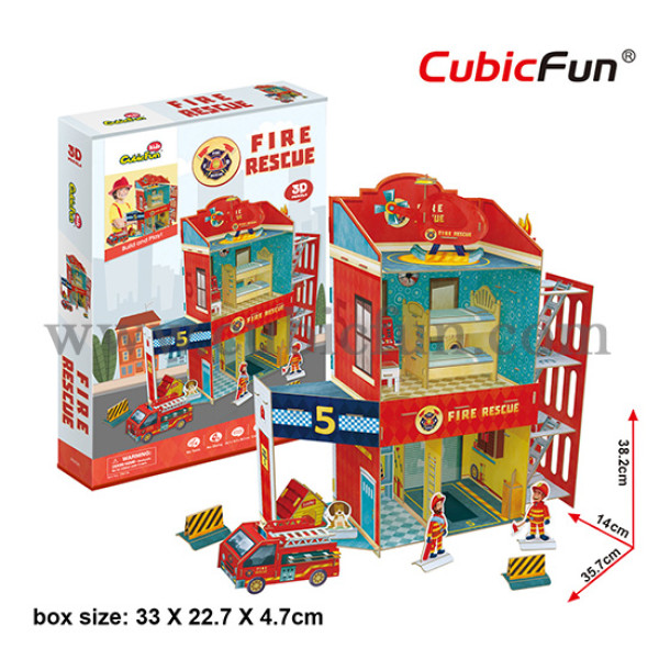 Puzzle 3D - Fire Rescue