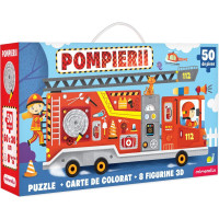 Puzzle 50 piese: Pompierii