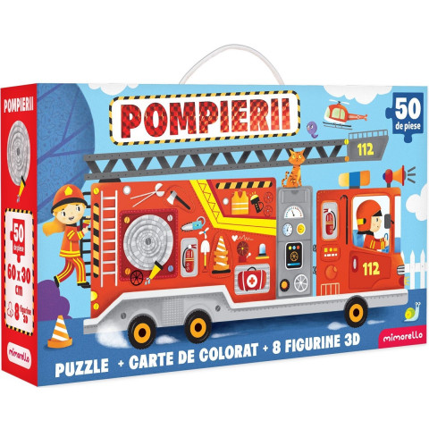 Puzzle 50 piese: Pompierii