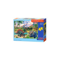 Puzzle Castorland - Dinosaur Volcanos, 120 piese