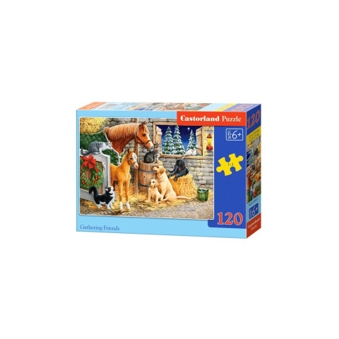 Puzzle Castorland - Gathering Friends, 120 Piese