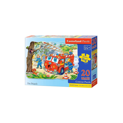 Puzzle Castorland Maxi - Fire Brigade, 20 Piese