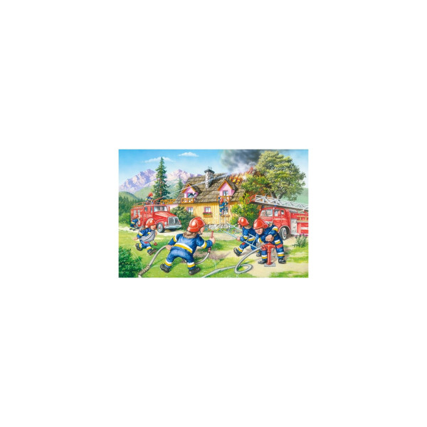 Puzzle Castorland Maxi - Fire Brigade, 40 Piese